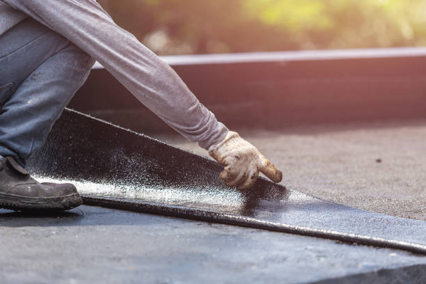 Professional Basement Waterproofing technician working in Gasport, NY